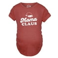 thumbnail image 4 of Maternity Mama Claus Tshirt Funny Christmas Holiday Party Mrs Claus Novelty Baby Pregnancy Tee, 4 of 7