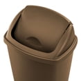 thumbnail image 4 of Sterilite 13.2 Gal./50 L SwingTop Wastebasket, Bronze, 4 of 4