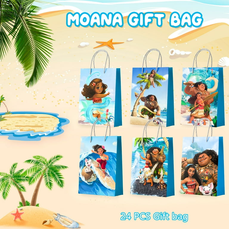 Sacs De Cadeaux Pour Fête à Thème Moana, Lot De 10. Sacs