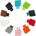 thumbnail image 1 of Leather Pencil Holder with Elastic Loop for Notebooks Journals, Self Adhesive Pen Loop Holder with Premium Pu Leather, Convenient Access for Widespread Use (10 Pieces), 1 of 5