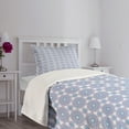 thumbnail image 5 of Ambesonne Mandala Quilted Bedspread Set 2 Pcs, Yoga Pastel, Twin Size, Lilac Blue White, 5 of 6