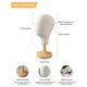 thumbnail image 3 of Wig Head Stand Mannequin HeadHat Display Stand Linen Wig Holder, 3 of 5