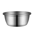 thumbnail image 3 of Cuenco de acero inoxidable 304 para verduras, cuencos para mezclar huevos, colador de arroz, cesta de drenaje, cuenco para sopa, colador, utensilios de cocina y almacenamiento, 3 of 5