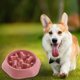 thumbnail image 4 of Cuenco De Comida Lenta Plato De Comida Lenta Para Mascotas Gato Perro Anti Asfixia Cachorro Alimentador Tazón De Comida (Rojo), 4 of 4