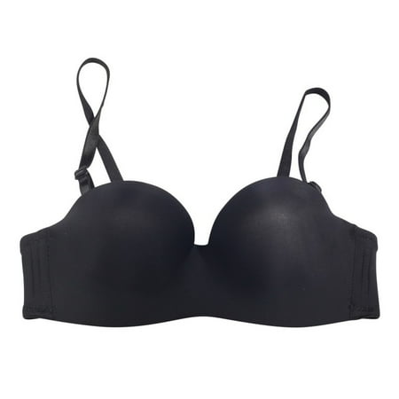 

Women Push Up Bras Seamless Smooth Convertible Straps Bra Padded Wirefree