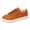 Brown, variant on Comfortable Slip On Loafers for Women Casual Driving & Travel Breathable Leather On Walking Shoes Soft Sole Comfortable Casual Lace Up Loafers For Everyday Wear