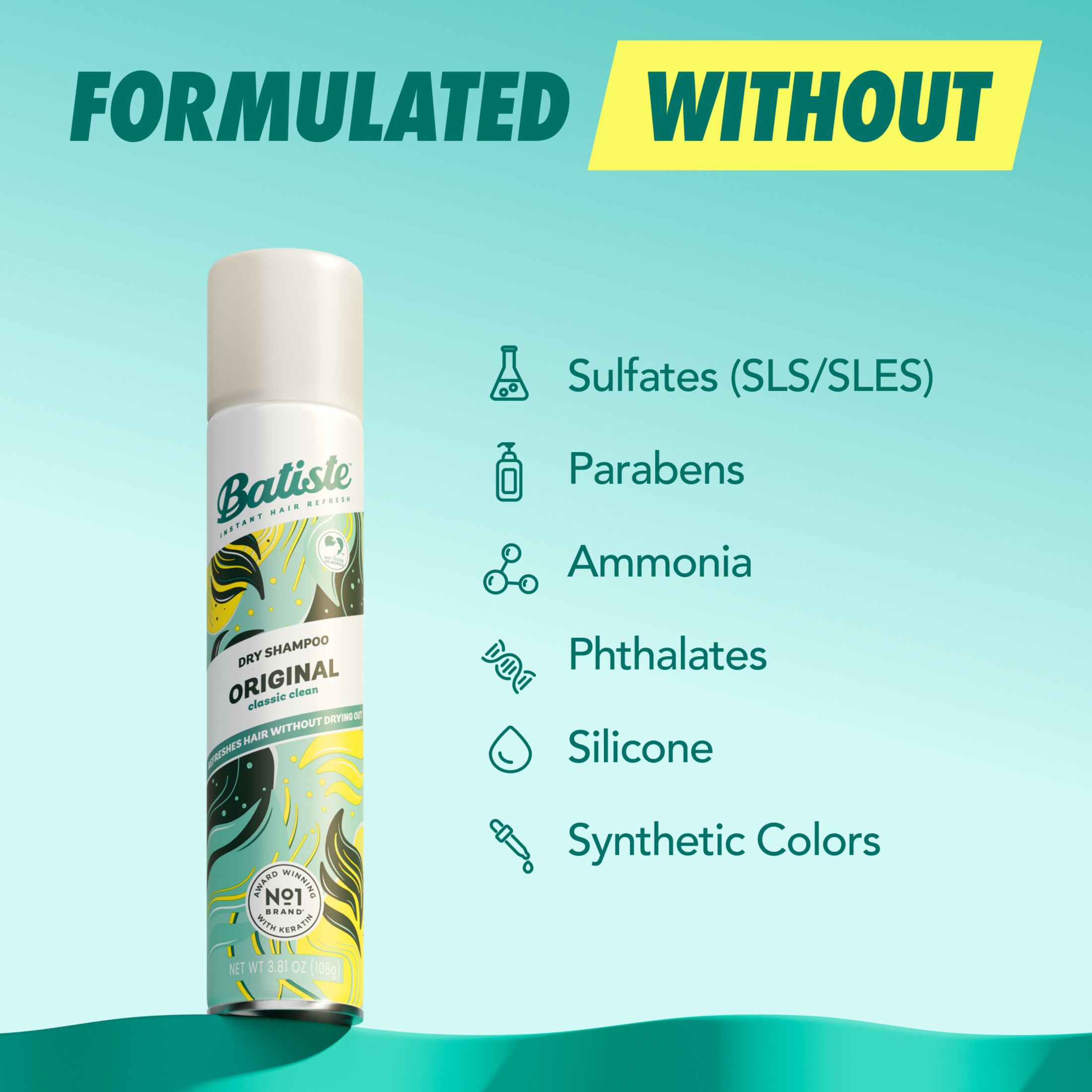 Batiste Original Dry Shampoo, 7.62 oz photo 3