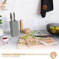 thumbnail image 3 of Juego de bloques de cuchillos MasterChef Earth Greys, 6 cuchillos de acero inoxidable, 3 of 7