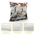 thumbnail image 4 of Nawypu White Crane Animal Square Pillow Cover Red Cherry Blossom Ink Painting Throw Pillow Cover for Living Room Bed Japanese Style Mountain Home Decor Party Sofa Cushion Case, 4 of 5