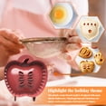 thumbnail image 4 of Yuarrent Molde para tarta de mano, molde de de bolsillo de plástico, bandeja para hacer postres resistente a bricolaje, pastel, pan, vacaciones de Type3 NO3 Yuarrent HA009205-02B, 4 of 6