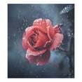 thumbnail image 6 of Dishwasher Sticker Dishwasher Cover Magnet Refrigerator Home Decorative Art Kitchen Panel Decal Red Roses Blooming in The Rain 23x26 Inch, 6 of 6