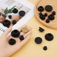 thumbnail image 3 of 20 tapones de silicona reutilizables para salero y pimentero, de 5 tamaños (16/17/18/19/20 mm de diámetro interior), color negro., 3 of 9