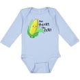 thumbnail image 3 of Inktastic Aw, Shucks, I'm Cute Corn Humor Boys or Girls Long Sleeve Baby Bodysuit, 3 of 5