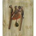 thumbnail image 2 of Cornelius Norbertus Gijsbrechts 20x23 Black Ornate Framed Double Matted Museum Art Print Titled: Trompe L'Oeil with Pistols (1672), 2 of 5