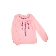 Embroidered Clip Dot Top (Little Girls & Big Girls)