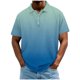 thumbnail image 2 of Blusa y camisa de manga corta con cuello vuelto para hombre, informal, de moda, de color liso, con botones, solapa y hebilla de gancho, camiseta de manga corta de poliéster para hombre., 2 of 5
