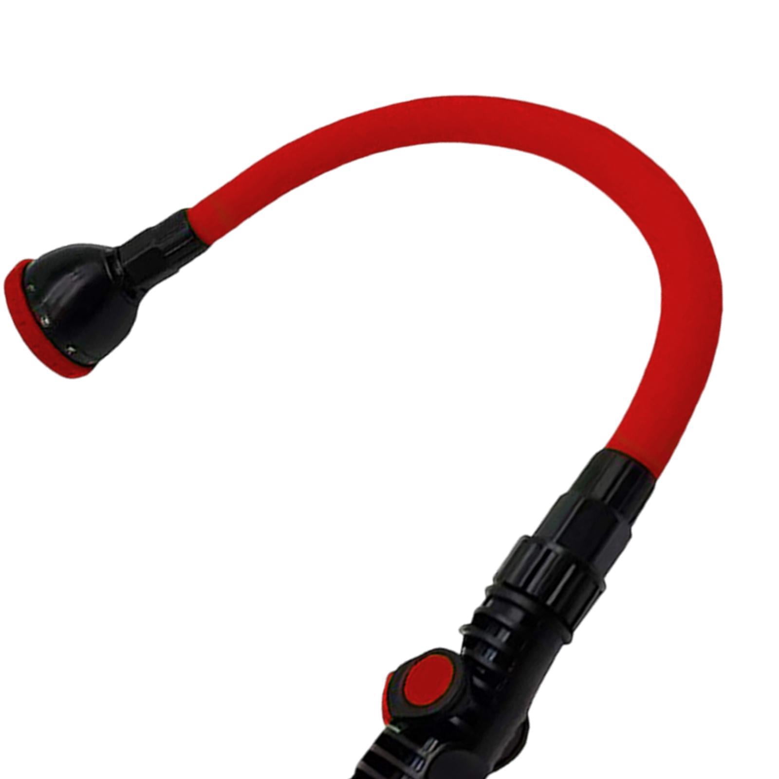 Bothyi Watering EU Thread Bendable Long Hose Nozzle Spraying for Flower Car Use Red