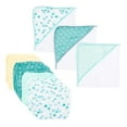 thumbnail image 2 of (2 pack) Spasilk Bath Hooded Towels & Washcloths Set for Babies, 23-Piece Gift Set, Green Dots, 2 of 8