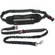 thumbnail image 1 of 1 correa para perros manos libres (negra), ideal para correr, trotar y caminar, con bolsa y cinturón, 1 of 5