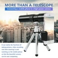 thumbnail image 6 of FIEWESEY 4K 10-300X40mm Super Telephoto Zoom Portable Monocular Telescope With Tripod+Clip, 6 of 9
