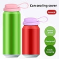 thumbnail image 7 of Reusable Soda Can Sealer with Straw, Silicone Leakproof Can Lid for Summer Backyard BBQ, BPA Free Can Cover for Beach Camping Pool Party Travel (1 PCS), 7 of 7