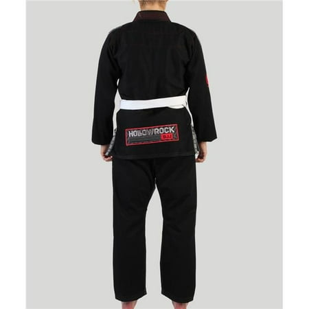 HollowRock Gear MAS0011A-1 Keiko Mens Jiu-Jitsu Training Gi & Kimono, Black - Size