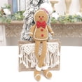 thumbnail image 3 of Decoración navideña de Año Nuevo para el hogar Muñeco de peluche Hombre de jengibre Adorno colgante para árbol de Navidad Colgante de interior Regalo para niños Decoración 2024, 3 of 5