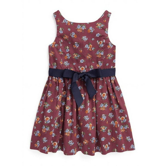 Polo Ralph Lauren Toddler and Little Girls Floral Cotton Sateen Dress - Beatrice Floral