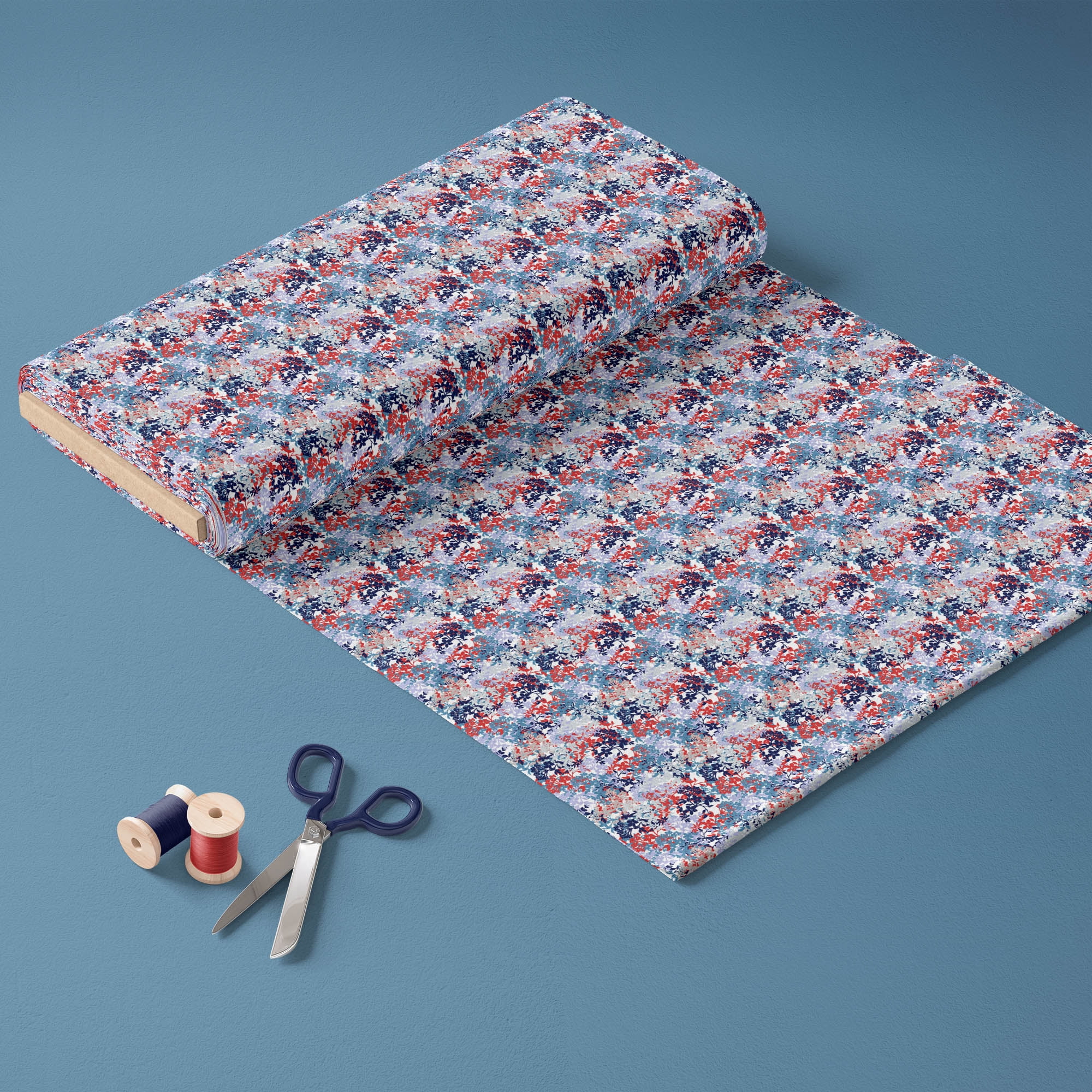 Create It 44" 100% Cotton Ditsy Sewing & Craft Fabric 8 yard Bolt, Multi
