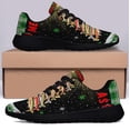 thumbnail image 3 of Merry Fishmas Tree ChriStas Shoes Sneakers Black Size 8.5, 3 of 7
