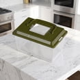 thumbnail image 4 of Portable Clear Plastic Terrarium Small Animal Fish Reptile Carrier Habitat Ventilated Lid Desk Countertop Travel Cage Lightweight Temporary Home, 4 of 8