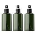 thumbnail image 3 of 3pcs Dark Green Portable Spray Bottles Refillable Travel Dispenser Sprayer, Lightweight Compact Water Mist Containers for Outdoor Use, 3 of 4