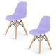 thumbnail image 1 of Sillas Infantiles para Niños con Asiento Ergonomico de Plastico y Estructura de Madera Diseño Tipo Eames - Sillas Preescolar Estilo Moderno con Soporte de Acero Set 2 Piezas, 1 of 5