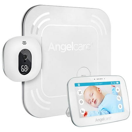 Angelcare Video and Sound with Wireless Movement Sensor Pad Baby Monitor - (Best Baby Monitor With Sensor Pad)