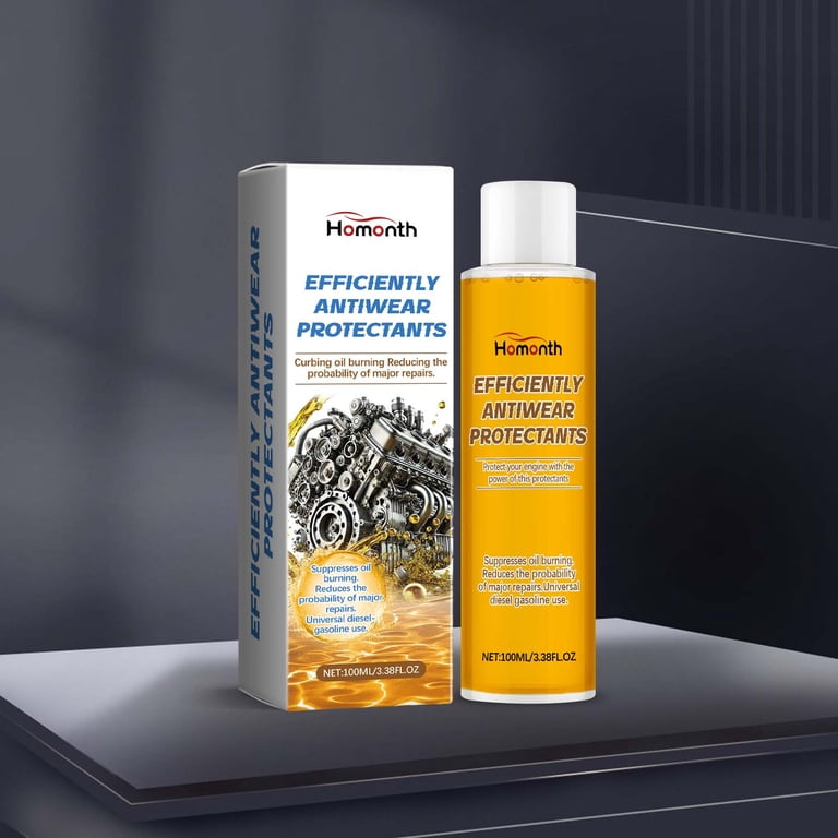 Anti-Wear Engine Treatment Oil Additive — Protects & Reduces Friction For Gas & Diesel Engines