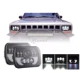 thumbnail image 1 of Par Faros 5x7 Cuadrado Jeep Cheroke Nissan Camión D21 Yj Xj, 1 of 8