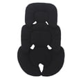 thumbnail image 2 of Cojín de asiento, forro, alfombrilla para cochecito de recién nacido, almohada de soporte para cabeza y cuello para recién nacidos negro, 2 of 9