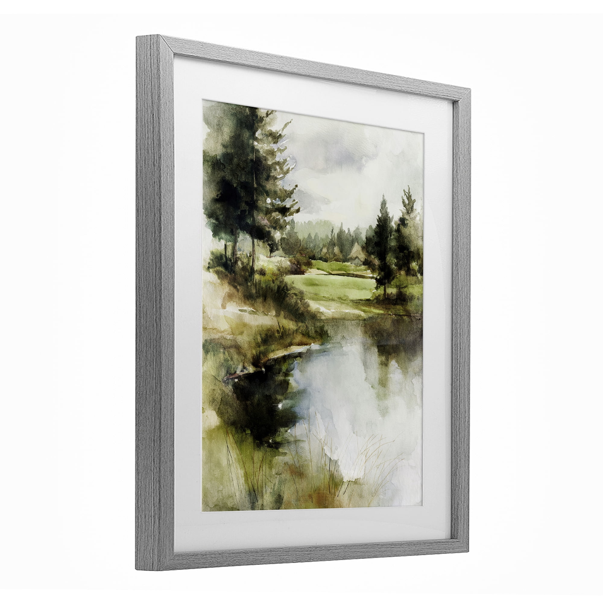 Stupell Industries The Secret Grove Gray Framed Print Under Glass, design by Svetlana Aleynikova