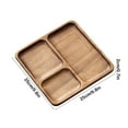 thumbnail image 3 of QTOCIO Wooden Tea Tray Dry Tea Tray Cup Storage Tray Candy Sum Fruit Tray, 3 of 4
