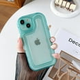thumbnail image 5 of Compatible with iPhone 14 Pro Max Case,Transparent Candy Color Bumper Shockproof Silicone Phone Case for iPhone 14 Pro Max,Lake Blue, 5 of 11