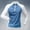 Blue, variant on UTSJKR Men's Quick Dry Half-Zip Athletic Long Sleeve Shirt, Lightweight Breathable Pullover, Running Gym Fitness Training Outdoor Sports Active Wear Blue XL