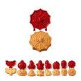 thumbnail image 2 of Halloween Mini Hand Pie Molds 1PC Pumpkin Ghost Cat Bat Witch Spider Skeleton Castle Shape Hand Pie Press Mold for Holiday Baking Cookies and Desserts (spider), 2 of 7