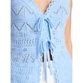 thumbnail image 4 of No Boundaries Tie Front Pointelle Cami, Women’s Sizes XXS-XXL, 4 of 5