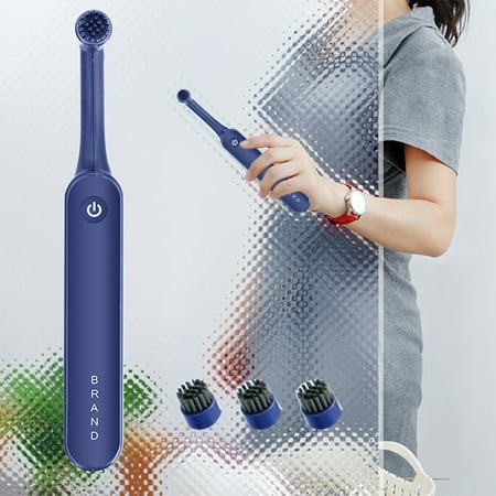 Thsue Electric Rotary Toothbrush - With 4 Brush Heads  USB Rechargeable Toothbrush  2 High Performance Modes  Built-in Timer Design