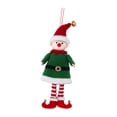 thumbnail image 1 of Colgante de muñeco de de Navidad, colgante de campana, adornos decorativos colgantes para árbol de Navidad, decoración navideña para recuerdos de verde, 1 of 10
