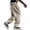 Beige, variant on Uwinwear Men's Track Sweatpants, Open Bottom Elastic Waist Casual Workout Pants Elastic Drawstring Long Pants Casual Loose Fit Trousers,Dark Gray,L