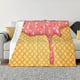 thumbnail image 1 of Fotbe Manta de Franela con Estampado, Manta Ultrasuave para Cama, Sofá, Auto, Hipoalergénica y Antibolitas-40"x30", 1 of 6