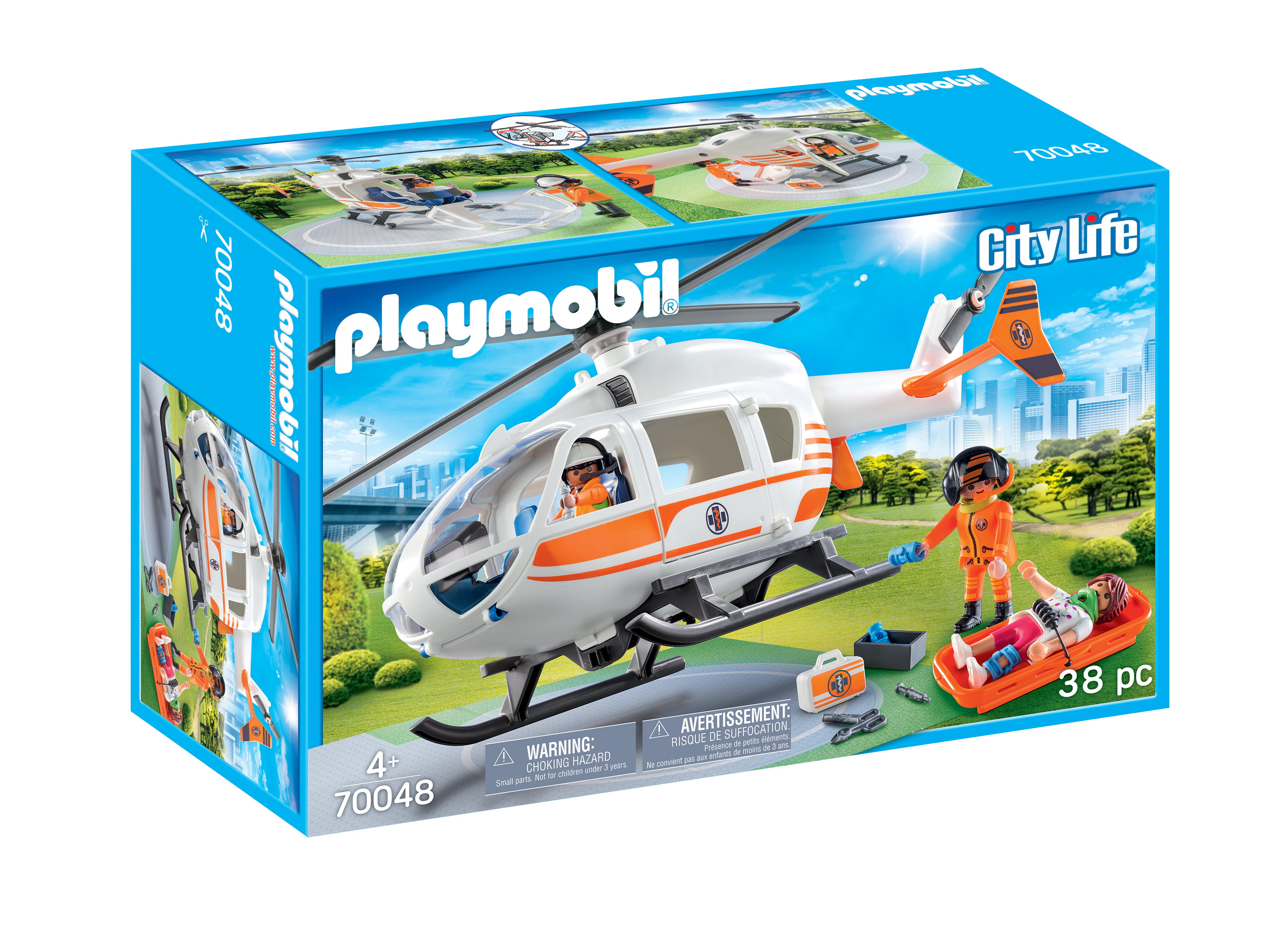 Forest fire helicopter - Playmobil Firemen 5617