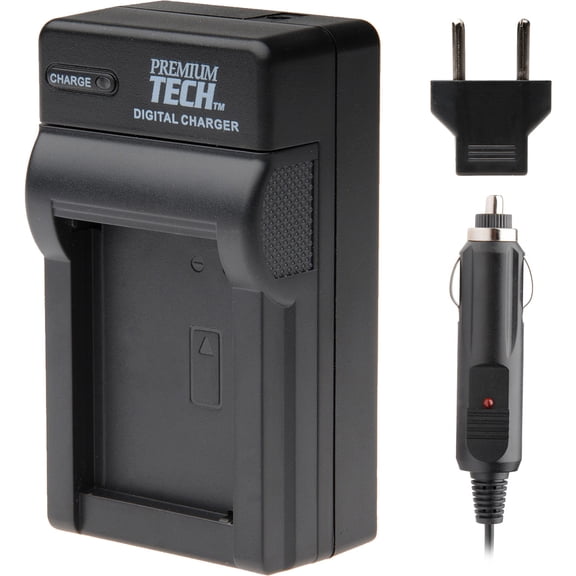 Premium Tech LPE6 LP-E6 Battery Charger for Canon EOS 6D 7D 60D 70D 80D Camera