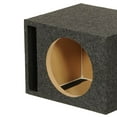 thumbnail image 2 of Q Power Single 12-Inch Vented Heavy Duty Subwoofer Enclosure, Charcoal Grey, 2 of 2